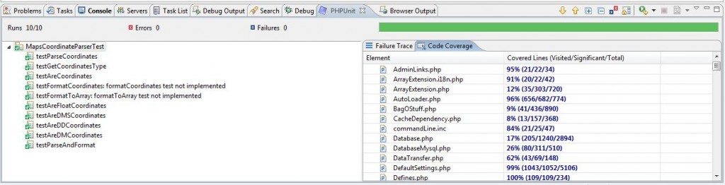 PHPUnit integration with Zend Studio