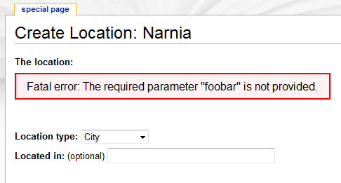 Semantic Maps reporting a fatal error in a map form input. Semantic Maps reporting a fatal error in a map form input.